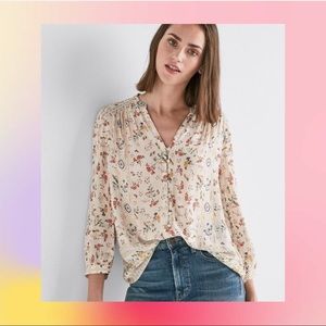 Lucky Brand Floral Blouse